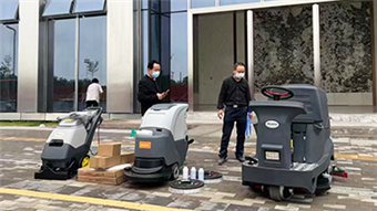 驾驶式扫地车、电动洗地机助力深圳抗疫